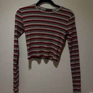 Red / Tan / Black long sleeve